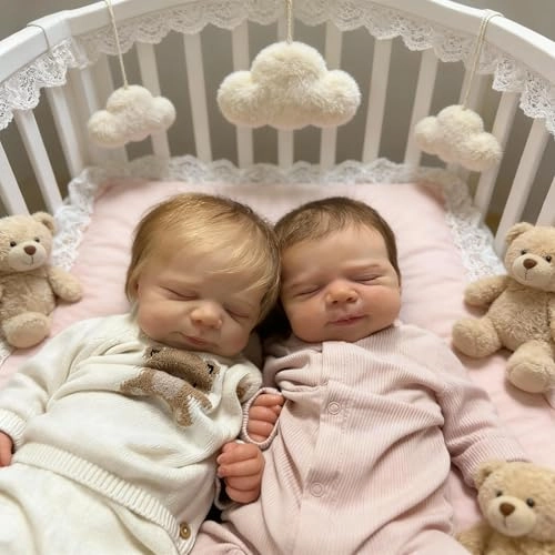 Pascale Reborn Baby Doll - 18 inch Vinyl Ages 3+ Bundle