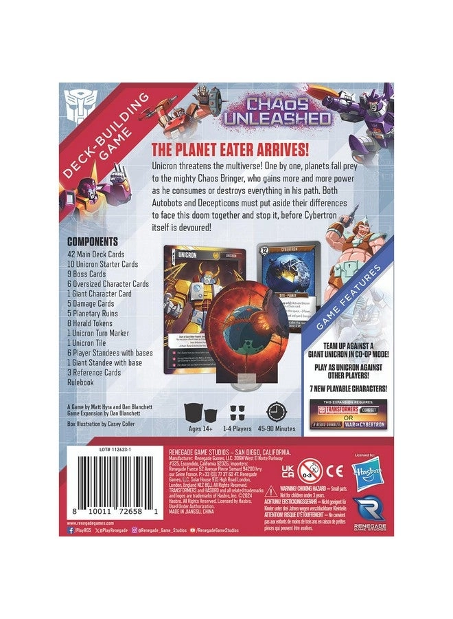 Transformers: Deck-Building Game: Chaos Unleashed