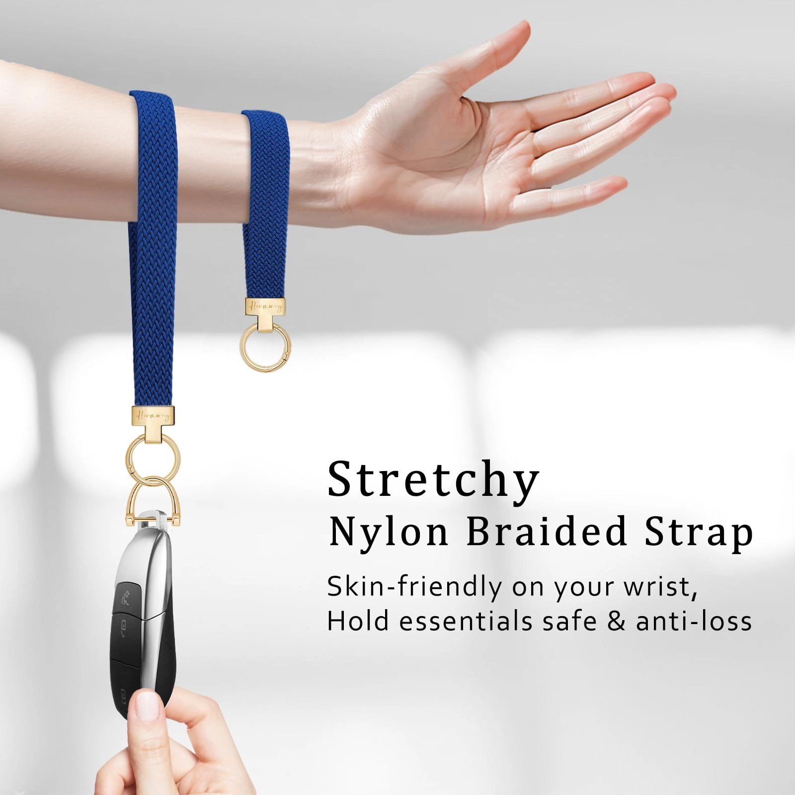 Elastic Wristlet Keychain - Fun