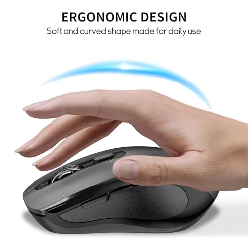Ergonomic Optical Mouse - USB Wireless