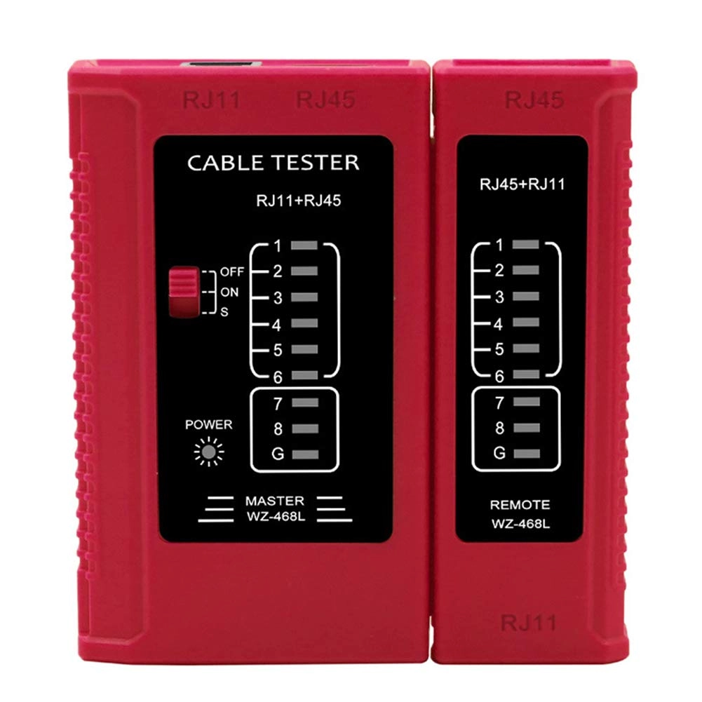 SDFGH Networks Cable Tester - RJ45 RJ11 Multifunction