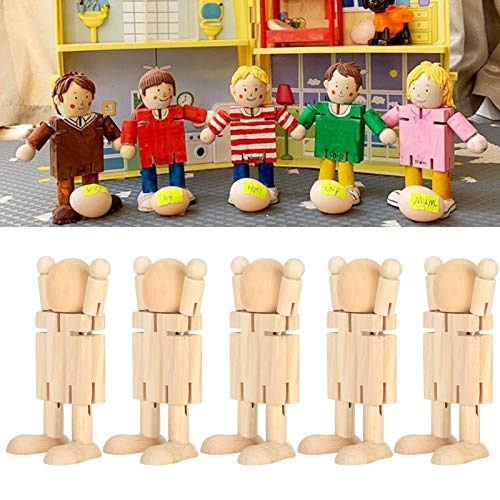Wooden Doll - 4 years and up 5 pieces