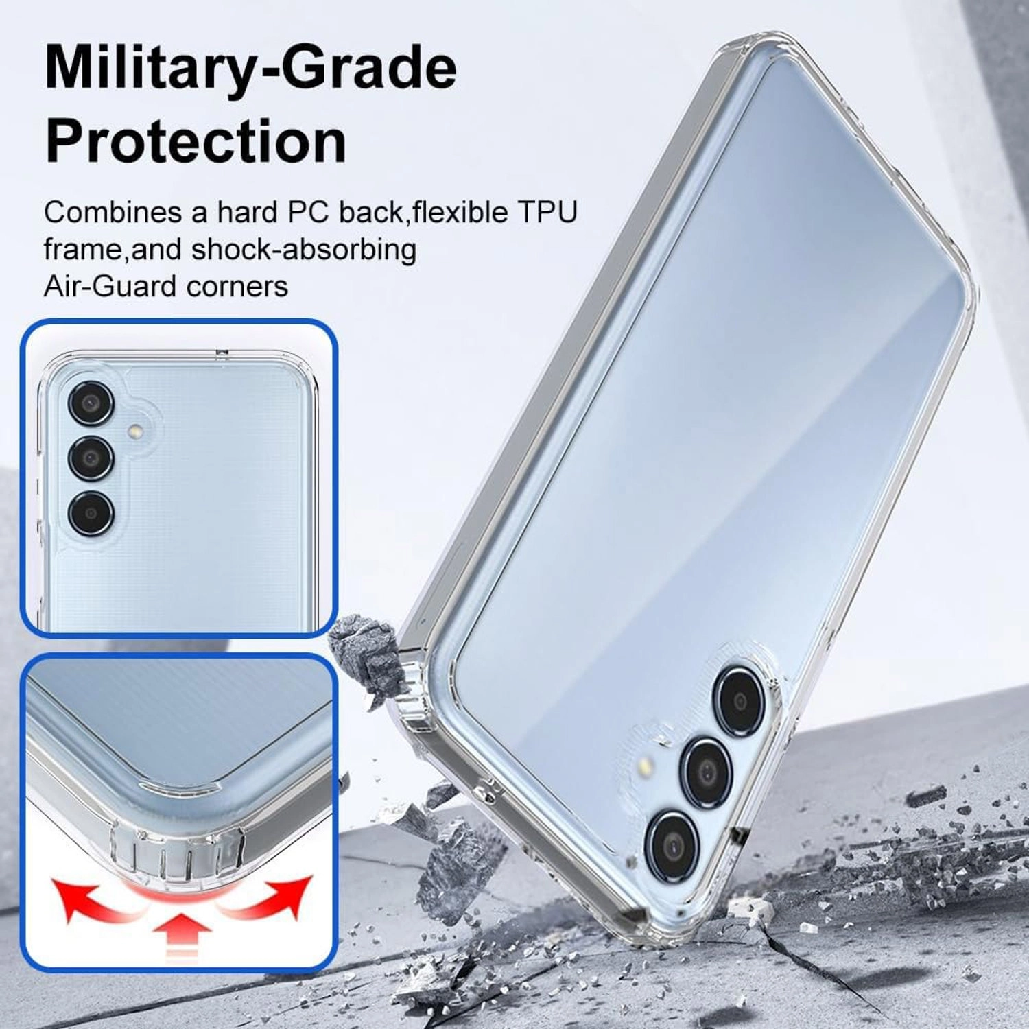 Clear Case for Samsung Galaxy S24 FE