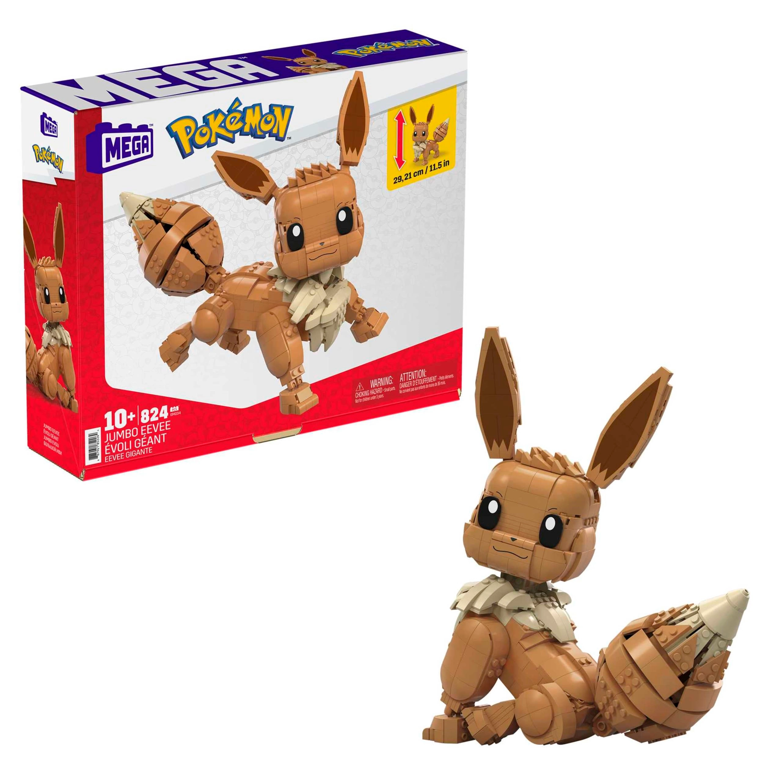 Mattel JUMBO EEVEE - Eevee 834 pcs