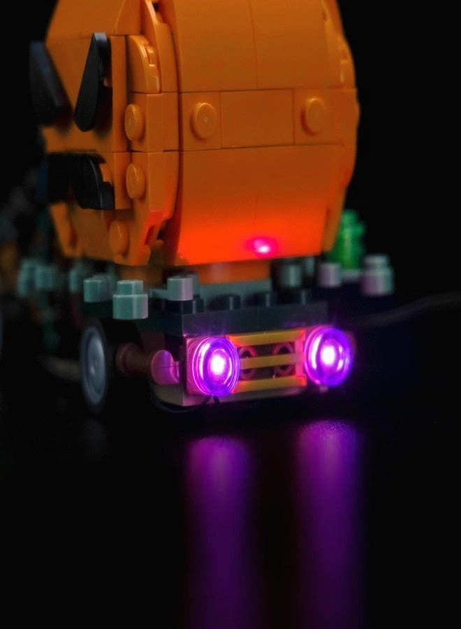 LED Lighting Compatible with Lego 40822 Jack-O'-Lantern Pickup Truck - Light Kit JUST Lights