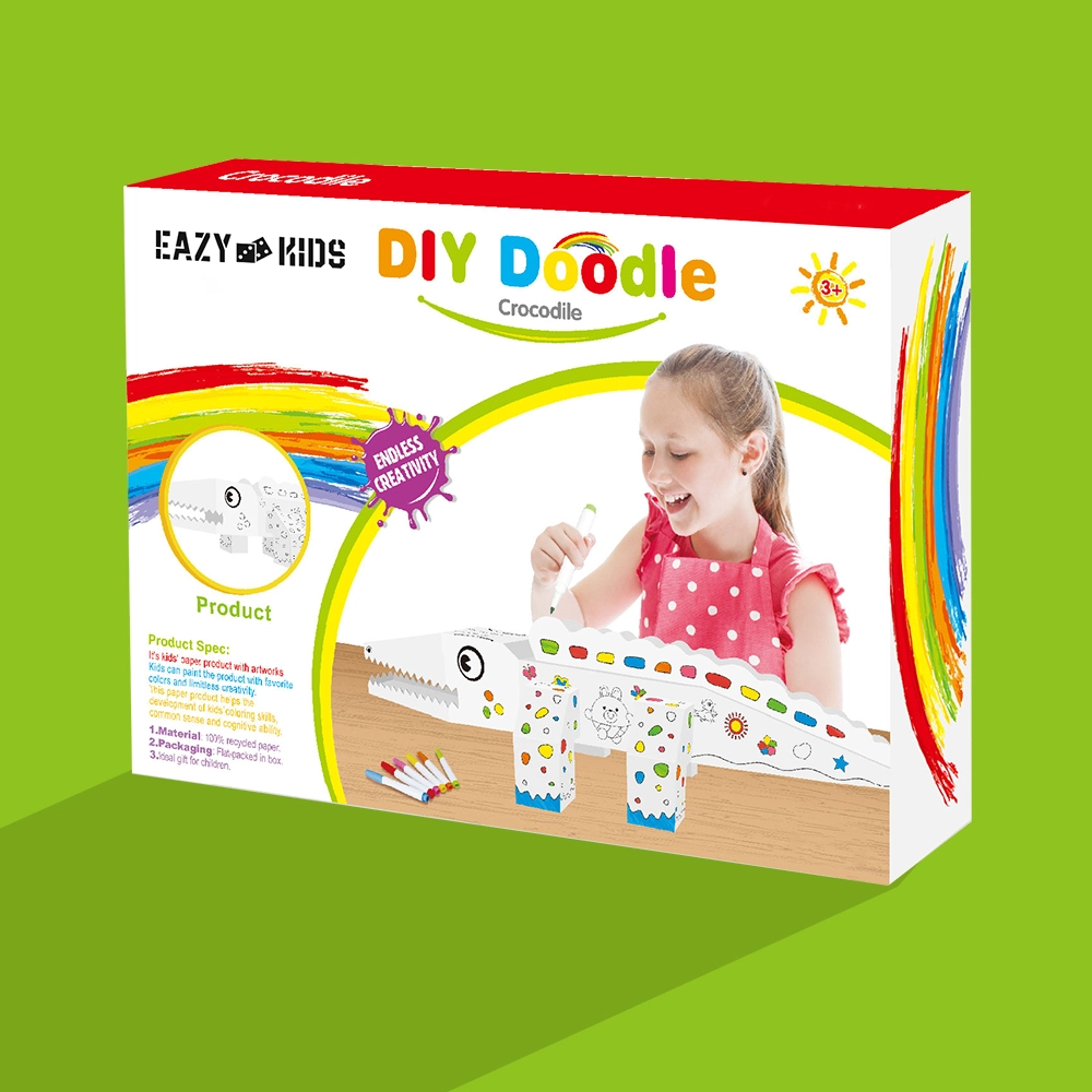 DIY Doodle Colouring Kit - 6 sketch pens