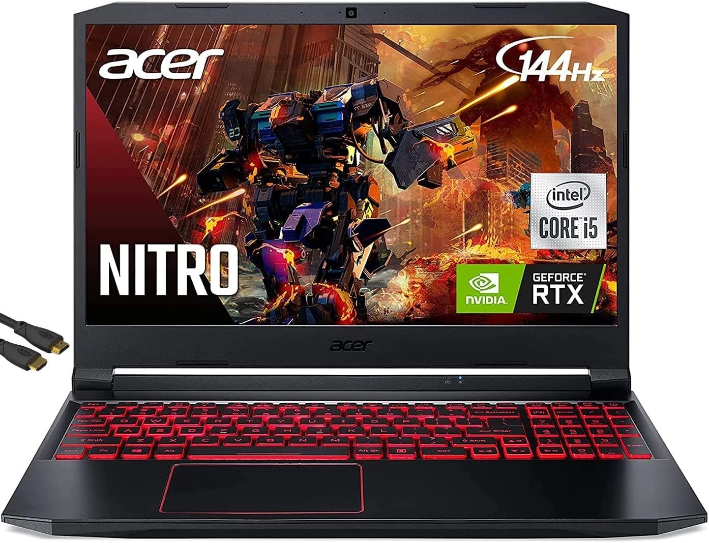Nitro 5 AN515-55 - 15.6'' Core i5-10300H 8GB DDR4 256GB SSD