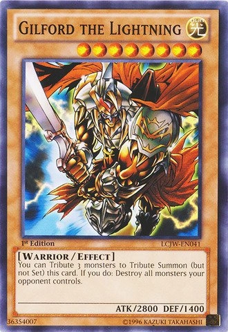 Yu-Gi-Oh! Gilford the Lightning LCJW-EN041 - 1st Edition