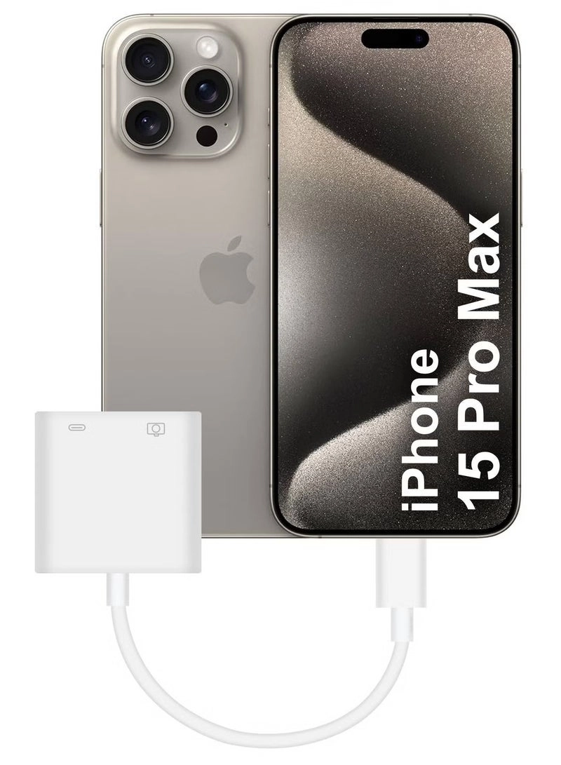 USB-C Camera Adapter - USB-C Apple iPhone 15 Pro Max