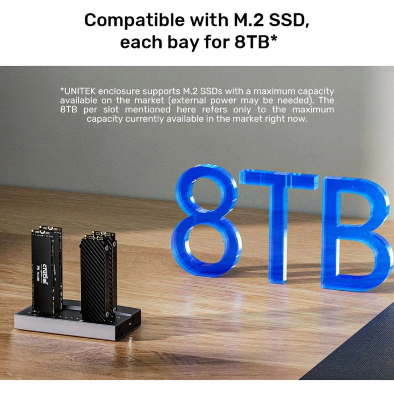 USB4 4-Bay M.2 SSD Docking Station - 4