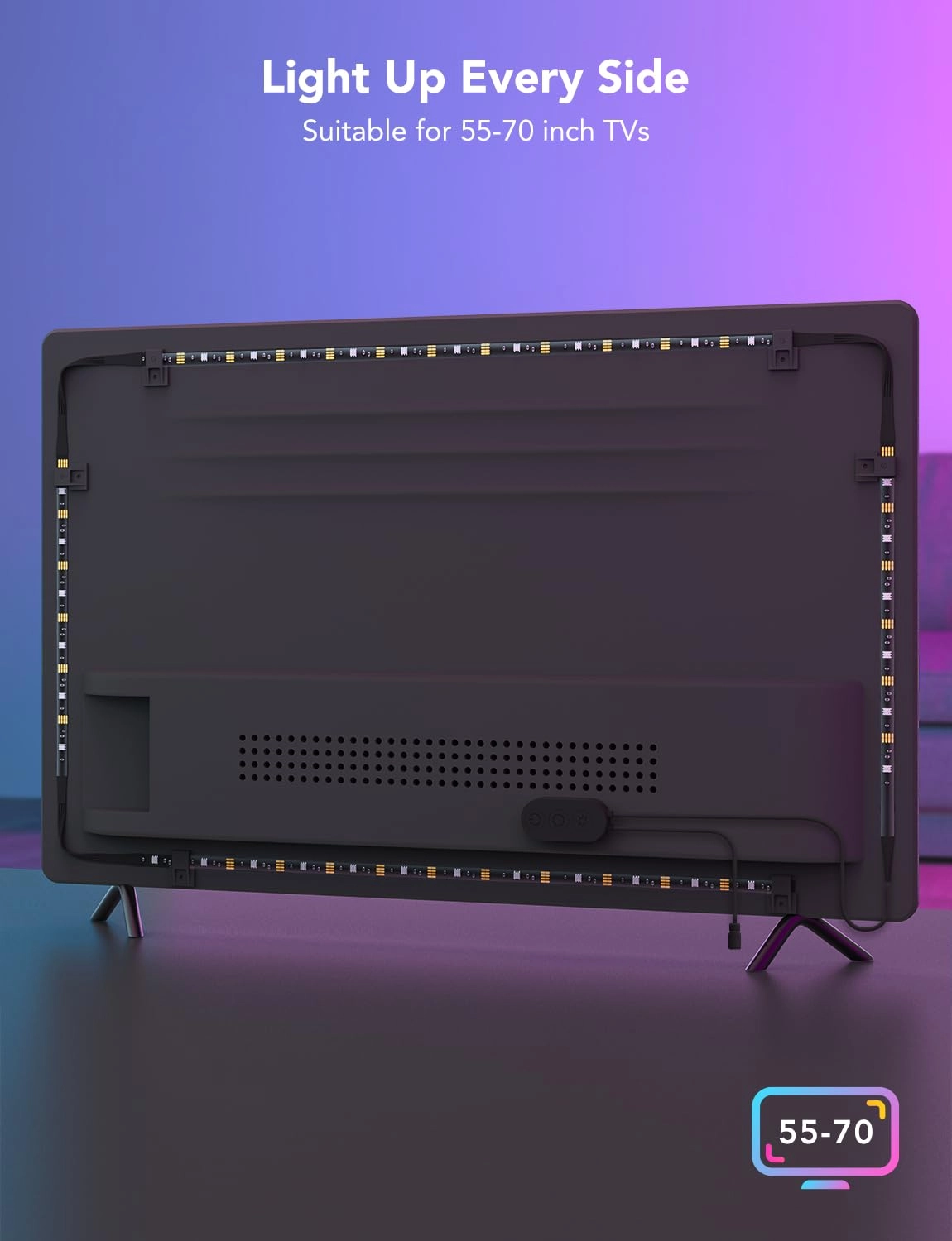 TV LED Backlight - 12.5 Feet