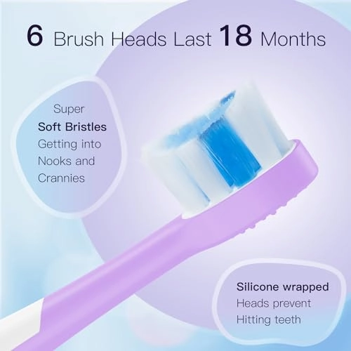 Kids Electric Toothbrushes - Sonic Rechargeable Smart Timer