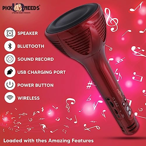 WS-1698 - Karaoke Mic Wireless Bluetooth
