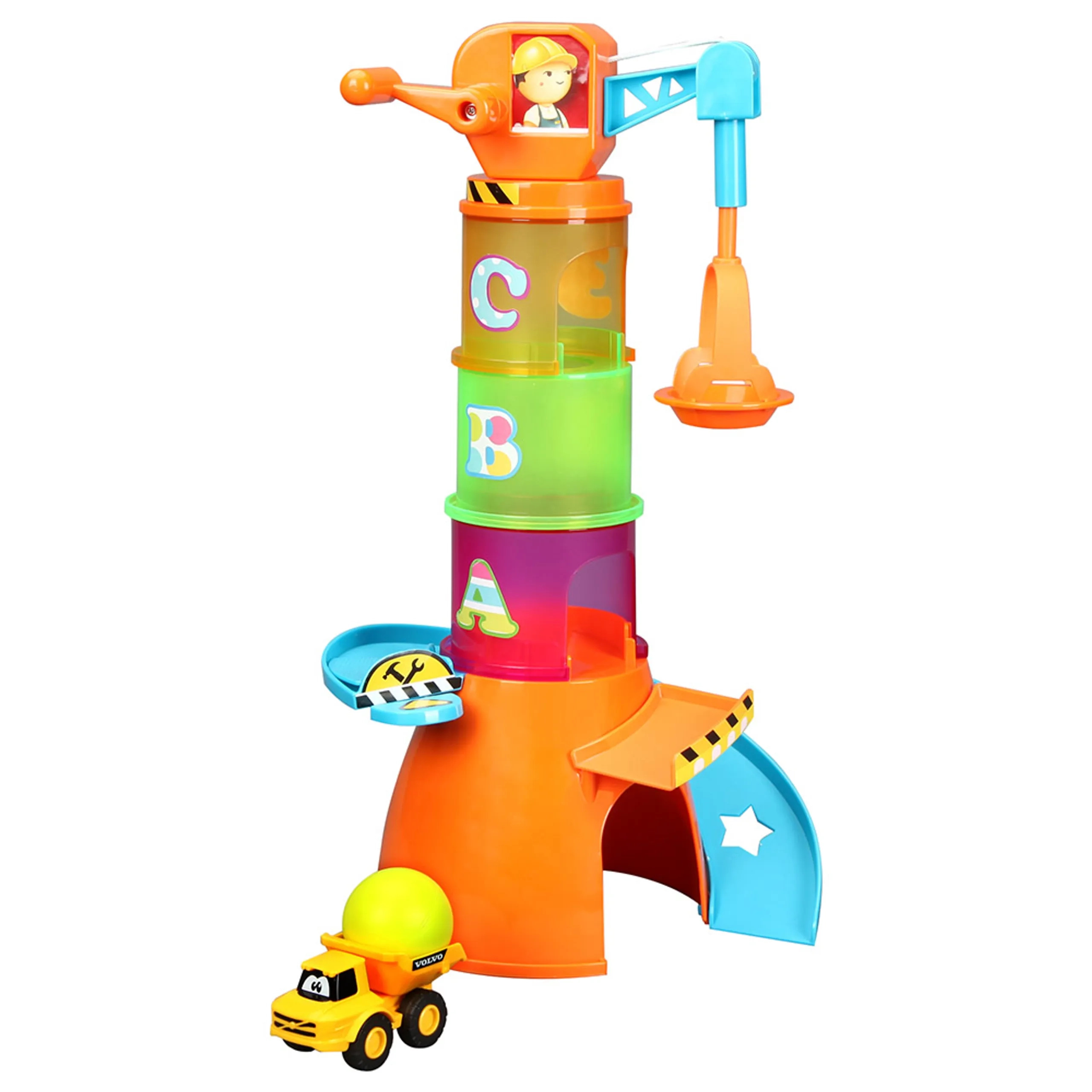 BB Junior Volvo Stacking Crane - 12 to 36 months