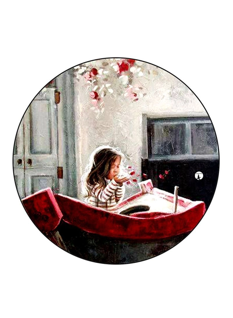 Girl Printed Mouse Pad