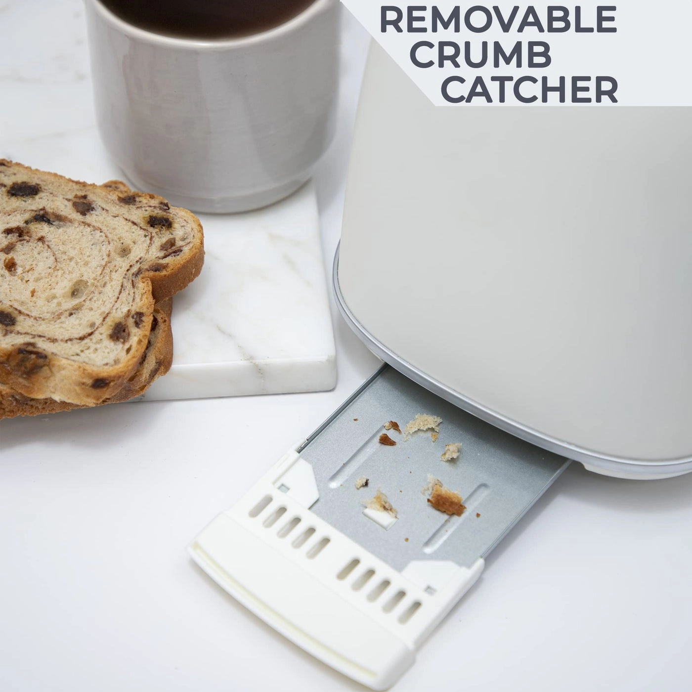 Retro Rounded Bread Toaster - 2 Slice