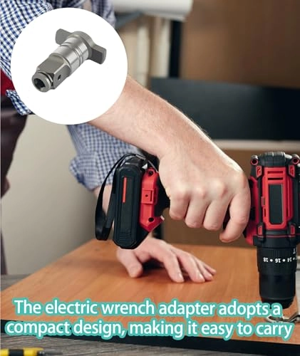 Impact Wrench Cordless - Alloy Steel Dual-Use Shaft Black