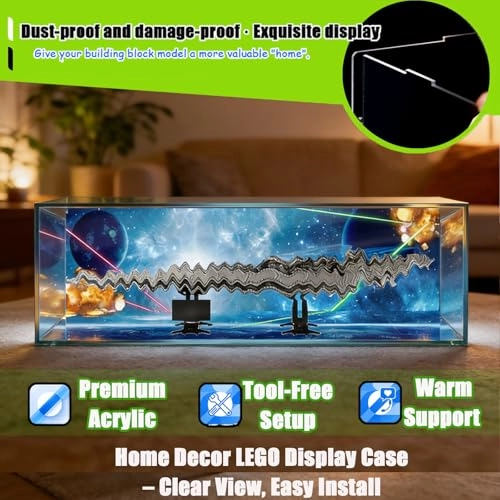 10221 Interstellar Destroyer - 130 x 42 x 31 cm 3 mm Acrylic