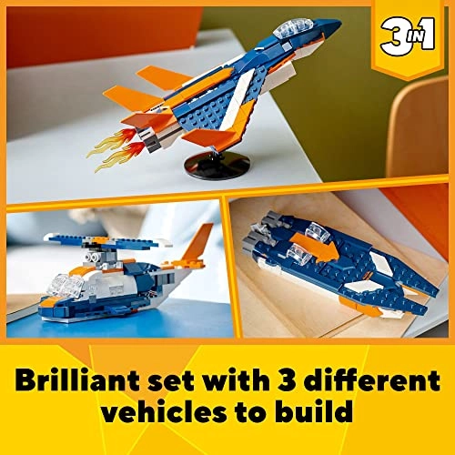 Creator 3 in 1 Supersonic Jet (31126)