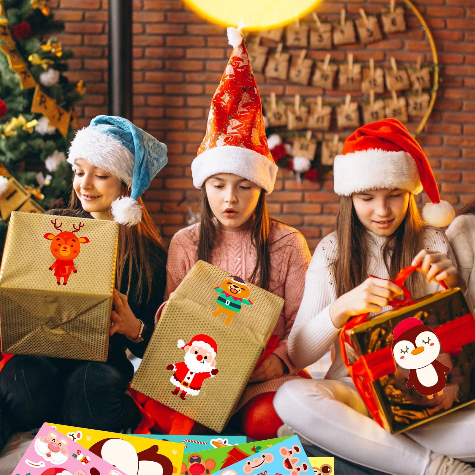 Robot Stickers - 18 Sheets