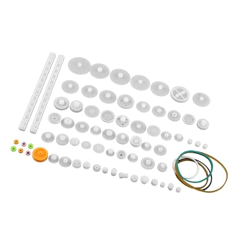 Plastic Gears, Pulley Worm Set, Crown Wheel Set - Erector Sets