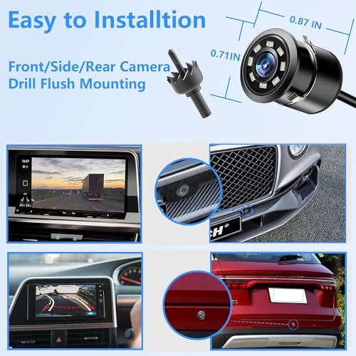 Fisheye AHD Camera - Night Vision Wired 1080P