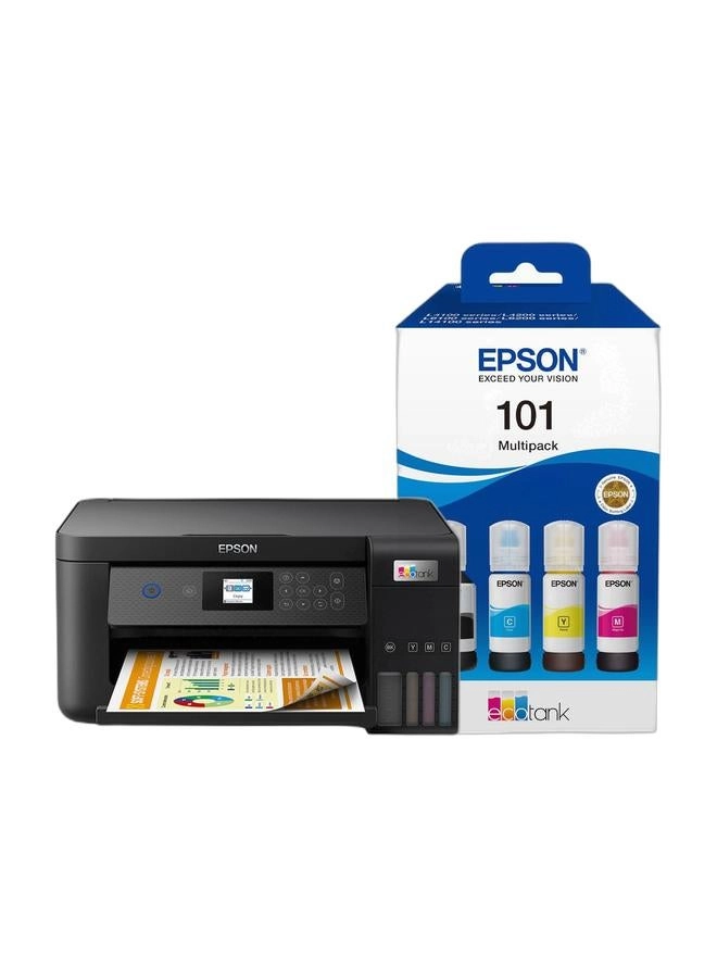 Epson Ecotank L4260 - Double-Sided A4 3-In-1 + 101 Ink Ecotank 4-Colour Multipack