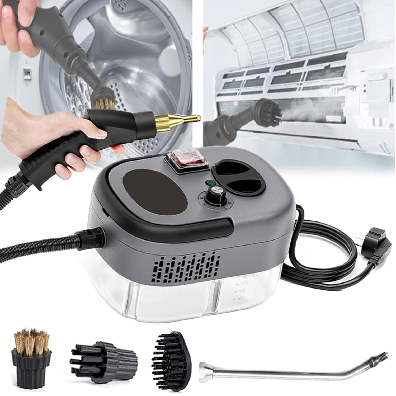 Steam Cleaner - 3BAR 1.2 Liters