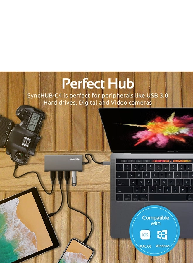 LITEHUB-4 - 4-in-1 USB-C