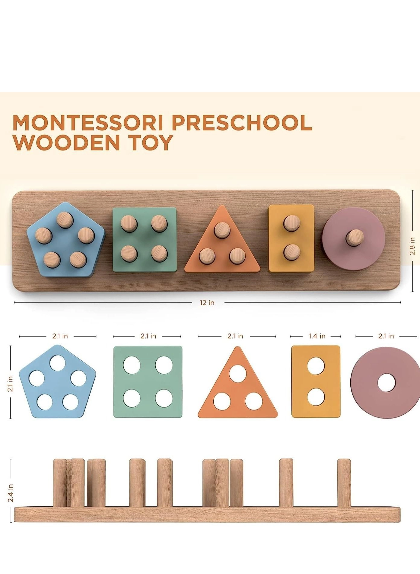 Montessori Toys - 1+ Years 20 pieces