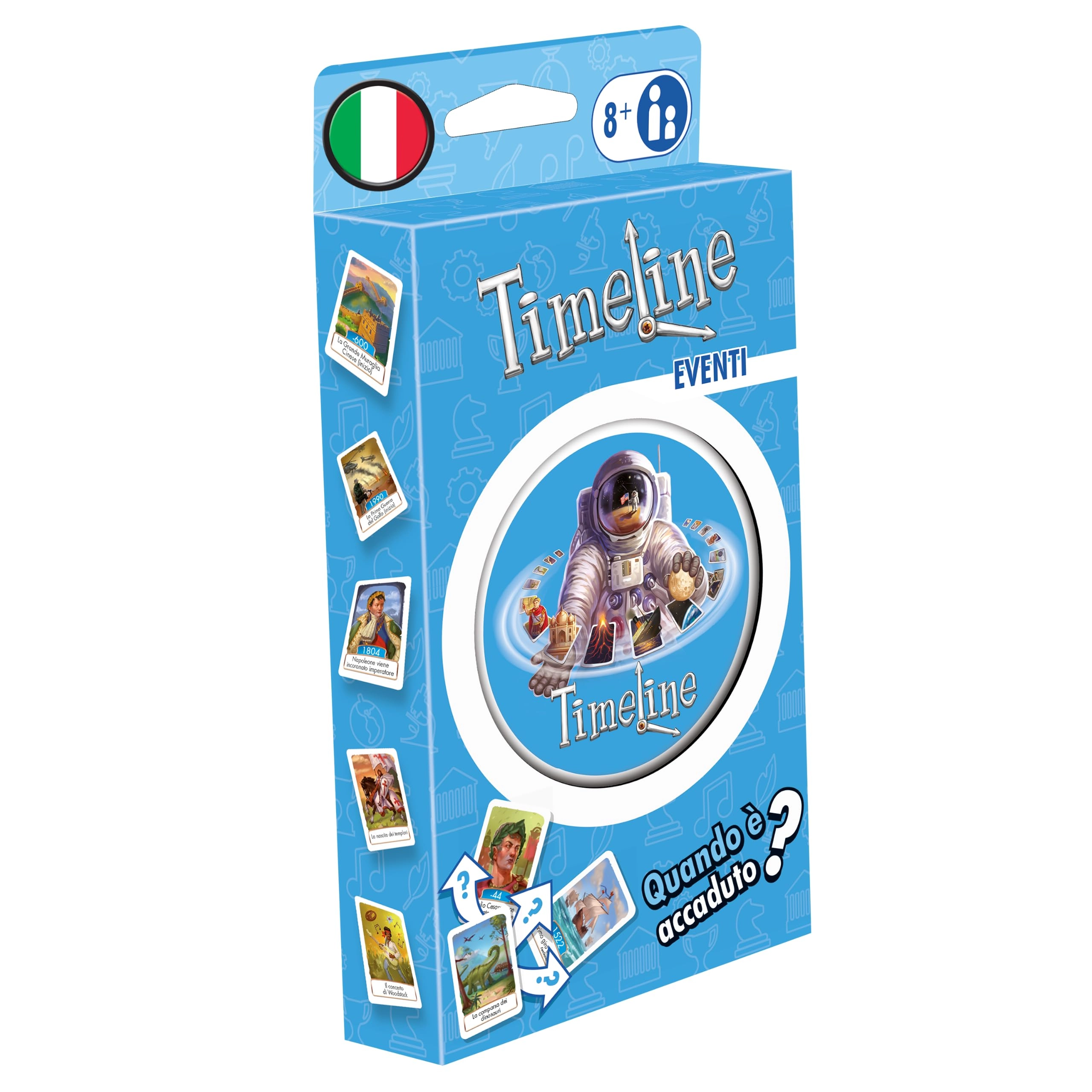 Asmodee Timeline: Historical Events - Card Game (Italian)