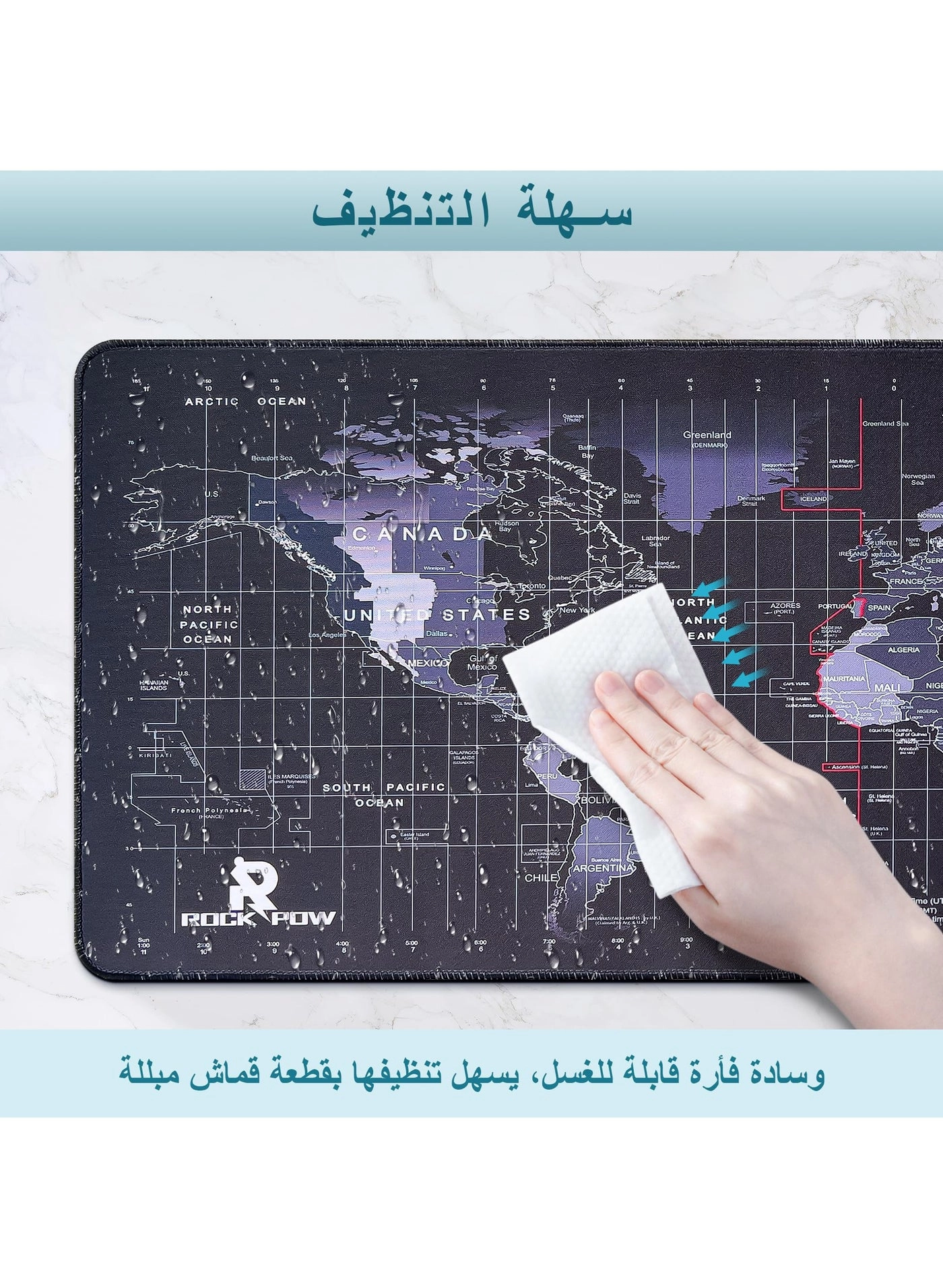 Extended XXL Leather Gaming Mouse Pad