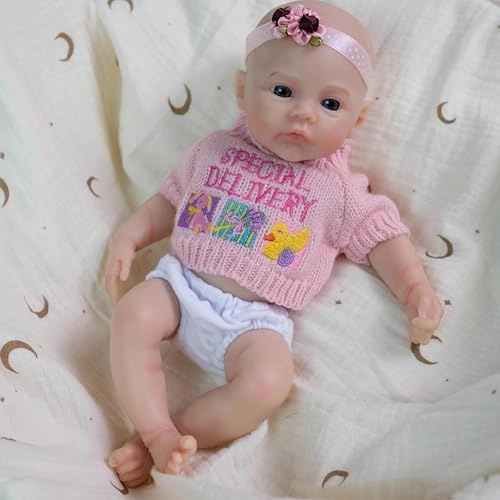 Reborn Baby Doll - 12 inch Vinyl Girl Ages 3+