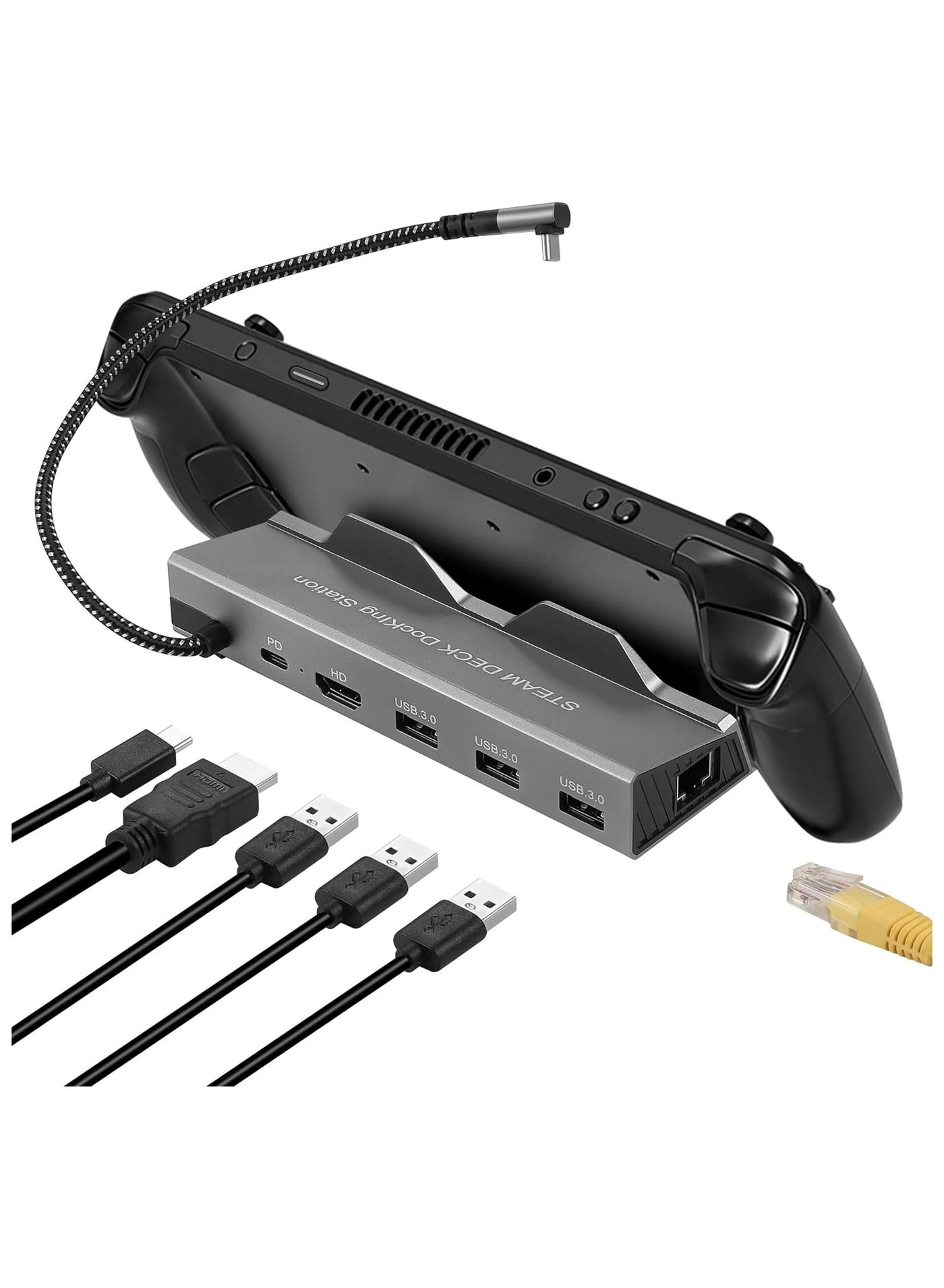 Docking Station for Steam Deck - 5-in-1 4K@60Hz 100W