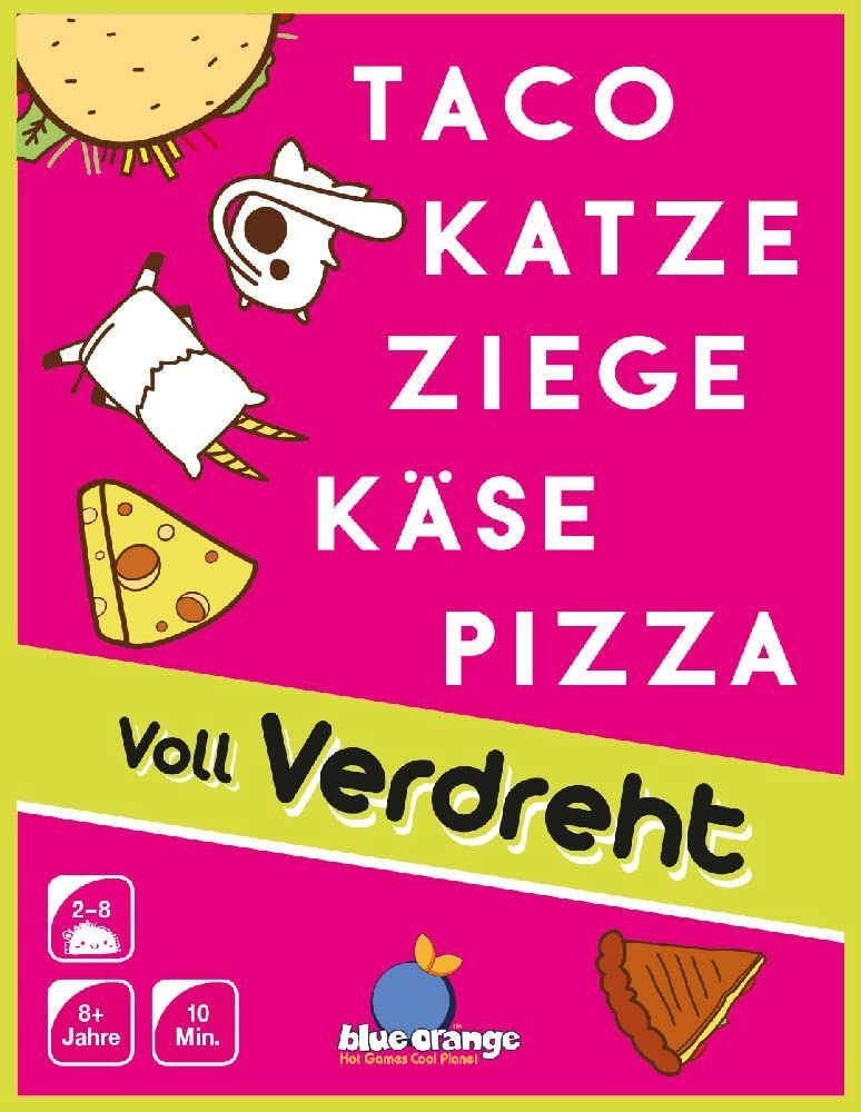 Blue Orange Taco Cat Goat Cheese Pizza: Fully Twisted - Card Game (German)