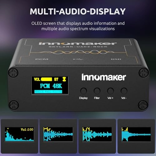 SKYLARK-UAC2-ROCK - 768kHz/32Bit DSD256 OLED screen