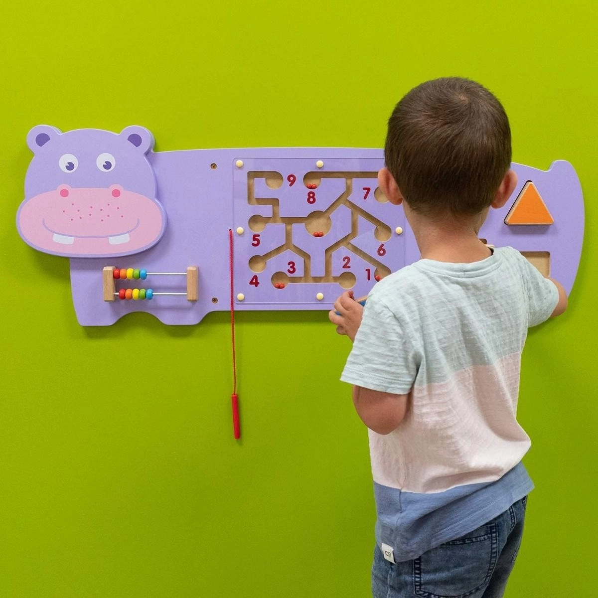 Wall Toy - Hippo - 3 +