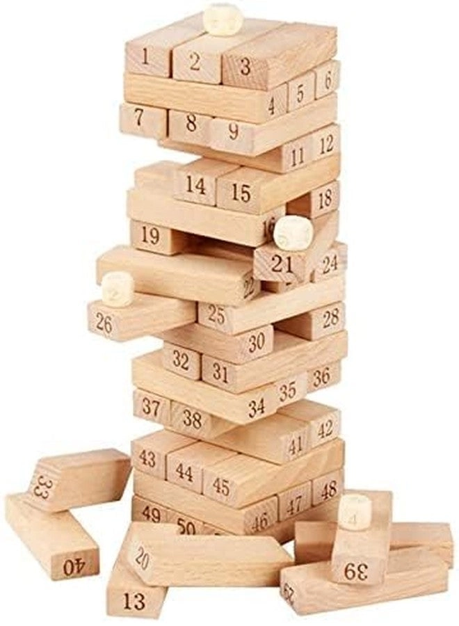 CAPSEA Tumbling Tower - 54 Pcs Wooden