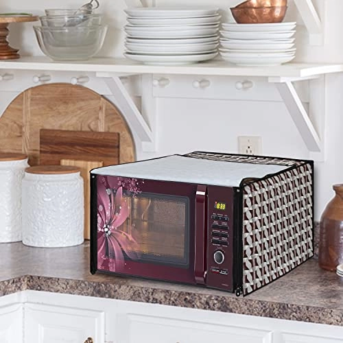 Microwave Oven Cover - 20 Liters Multicolor