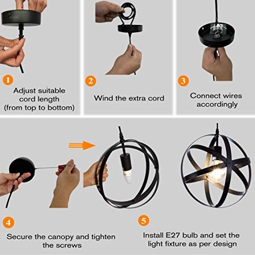 Industrial Style Ceiling light - Dimmable