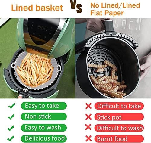 Air Fry Silicone Insert - food grade silicone 2pcs