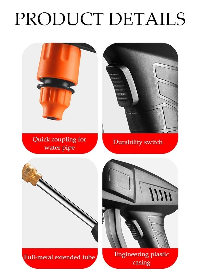 JC03493CY - High Pressure Washer Handheld Cordless