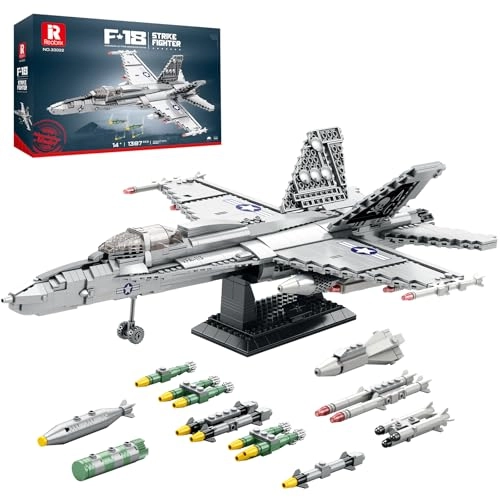 F-18 Fighter Jet - 1387 pcs for ages 14+