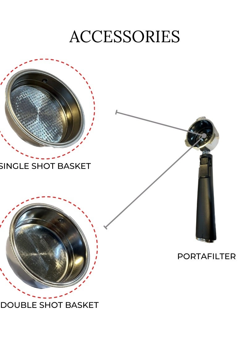 ME-ECM2016 - 20 Bar Pressure Pressure Gauge Milk Frothing