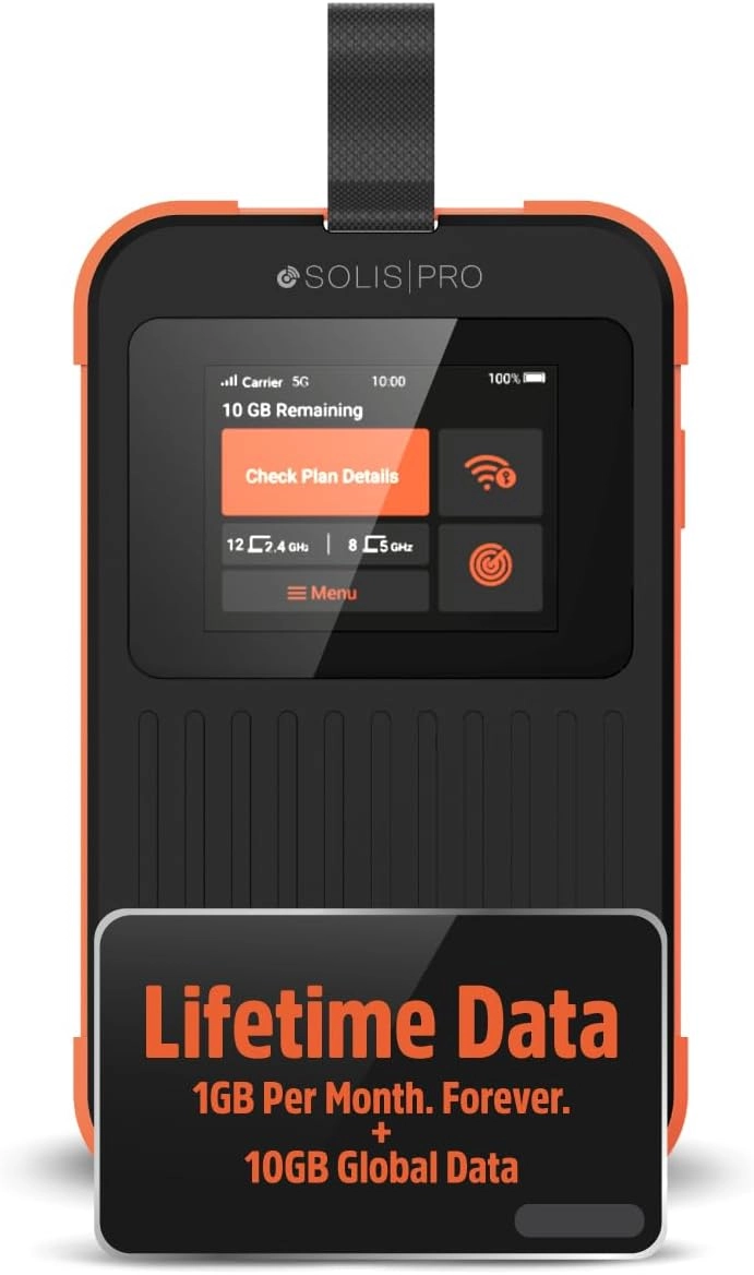 SIMO Solis Pro - 5G WiFi Mobile Hotspot International Version