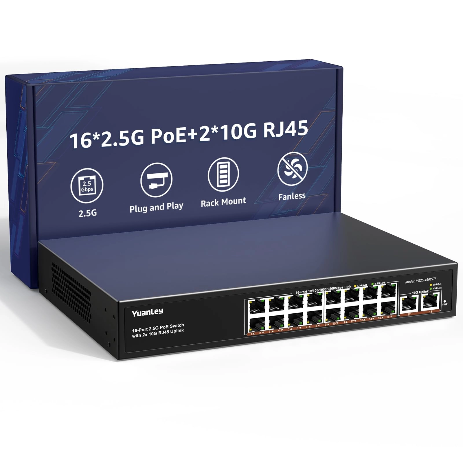 YS25-1602T-EU 18-ports