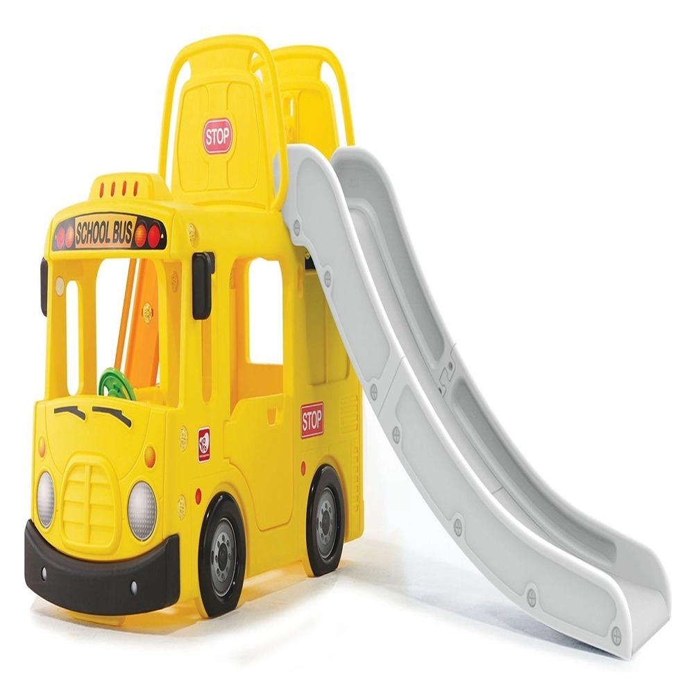 Factual Toys School Premium Bus Slide - Yellow 2 to 7 years