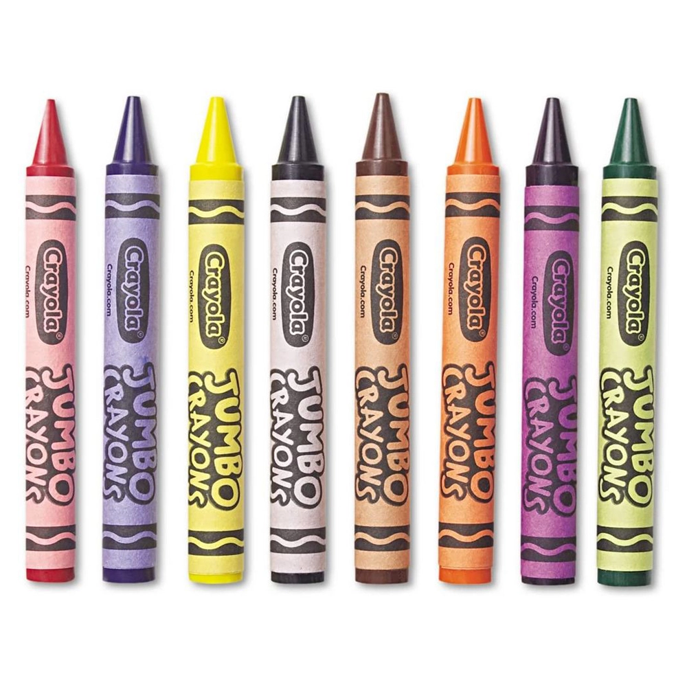 Large Crayons - 8 Pcs