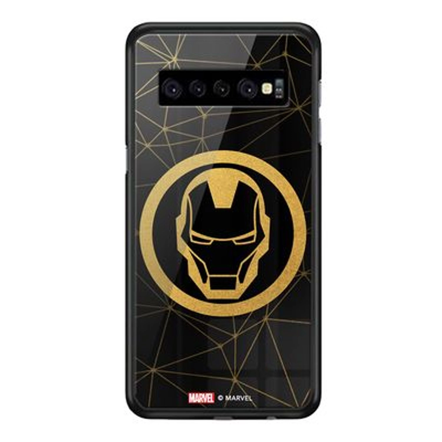 Wackylicious Ironman Gold Collection Samsung S10 Cover Back Case for Galaxy S10