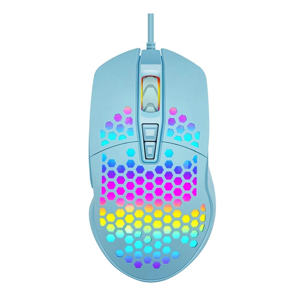 Hollow Honeycomb Gaming Mouse - USB